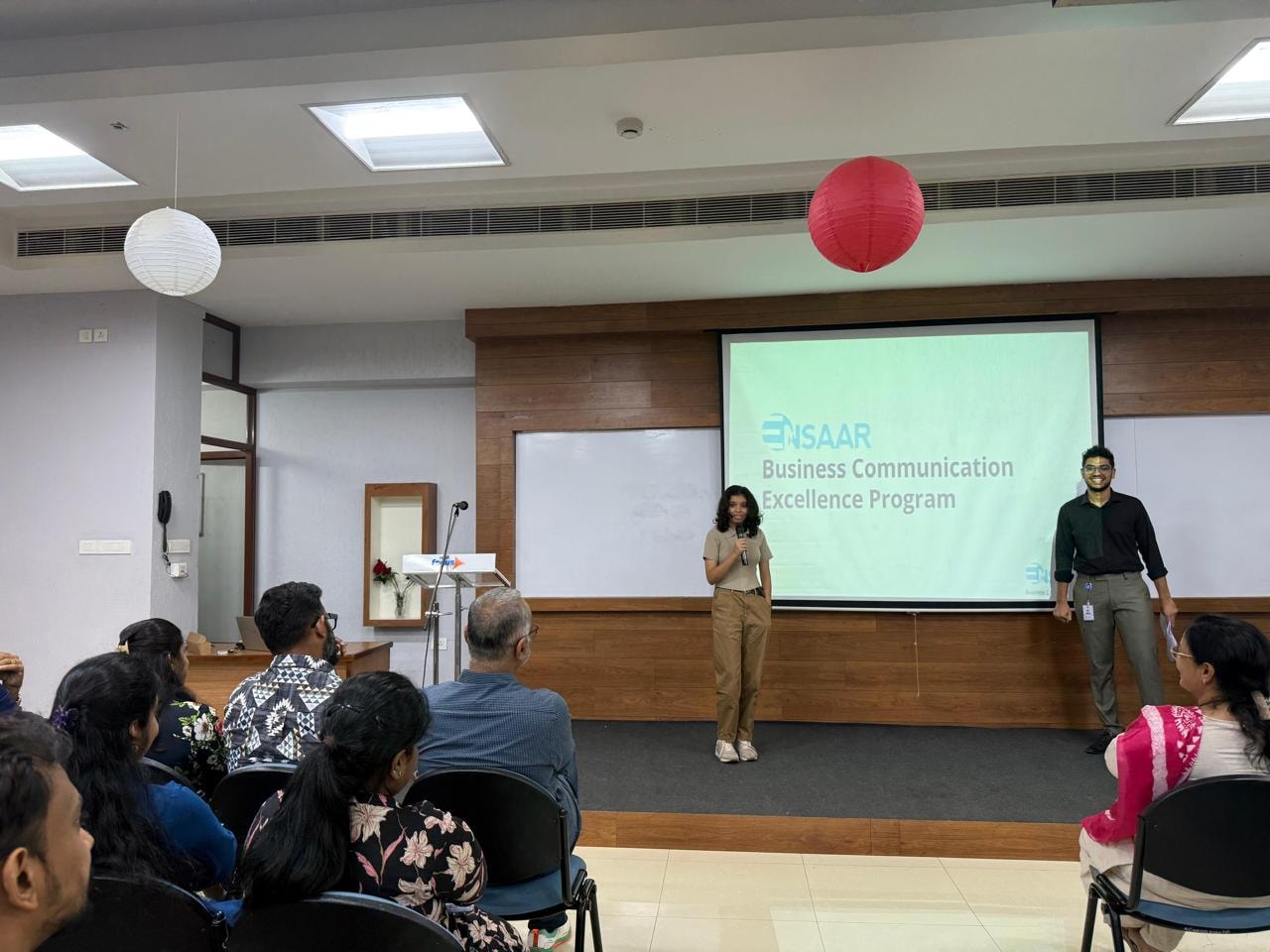 BCEP participants presenting to their cohort